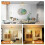 Guld & Sort Metal Semi-Flut Loftlampe – 30cm 3