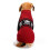 Ensemble pull pour chien Halloween – Motif crâne et os rouges 4