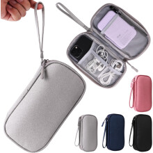 Organizator universal de cablu - Geantă pentru accesorii electronice, încărcător, telefon, card de memorie și gadgeturi de călătorie