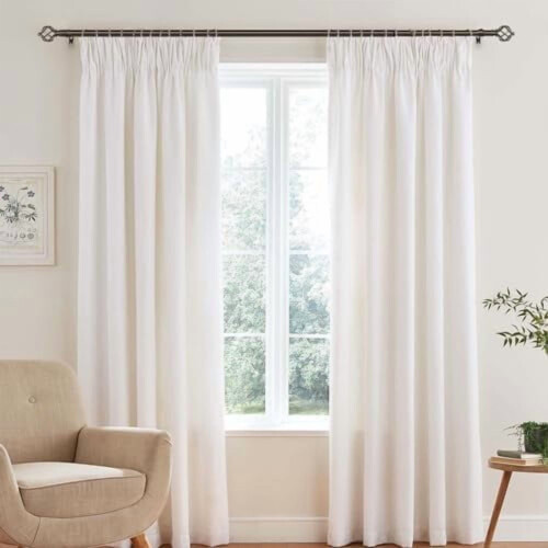 Justerbar gardinstång i brons 76–138 cm 2