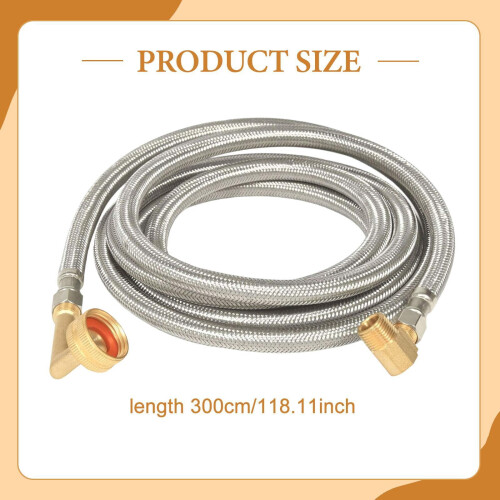 Dishwasher Hose Easy Connection High Reliability Dishwasher Installation Kit 10FT 1