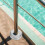 Cache décoratif en acier inoxydable pour base d'échelle de piscine 4