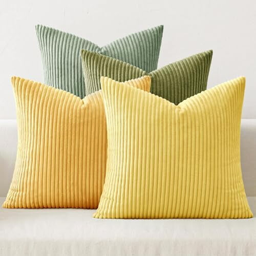 Μαξιλαροθήκες Boho από κορδόνι 22x22 ιντσών, σετ 4 τεμαχίων