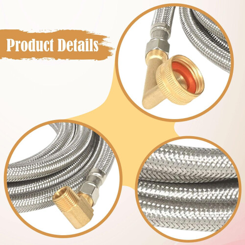 Dishwasher Hose Easy Connection High Reliability Dishwasher Installation Kit 10FT 2