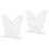 Lot de 2 décorations de gâteau papillon en acrylique, marque-place 1
