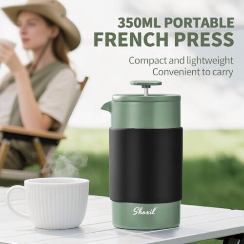 Cafetière à piston en acier inoxydable 350 ml 2