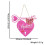 Comhartha Crochta Balla Adhmaid LOVE 3