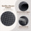 Pacote com 2 Toalhas de Cabelo de Microfibra 40x20in com Textura Waffle 3