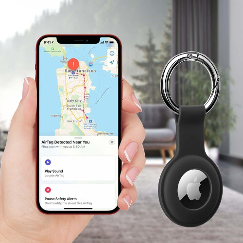 Θήκη Σιλικόνης AirTag – Αδιάβροχη, Συμβατή με Apple AirTag, Θήκη Μπρελόκ για Κλειδιά, 2