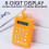 Mini Calculator,Portable 8-Digit LCD,Cute Keychain,Exam Use,PS Material,High Sensitivity,with Button Battery 8