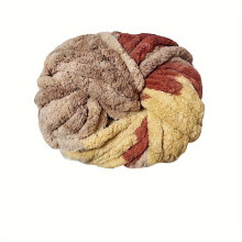Bulky Beauty, extra dik chenillegaren voor zelfgemaakte dekens en kussens - zacht, comfortabel, 2 mm dik breigaren, 787,4 inch (193 cm) lang, witte