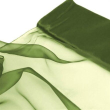 12" x 10 yards Willow Green Chiffon Fabric Bolt Wedding Favors Sewing Craft