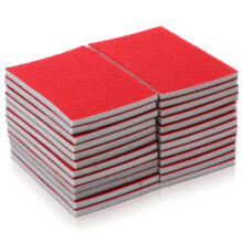 OUNONA 24 Pcs 220 Grit Sandpaper Foam Sanding Pads Velvet