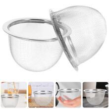 Lot de 6 passoires à thé résistantes à la chaleur en acier inoxydable, infuseur à thé, outil de filtration des feuilles de thé (grand format)