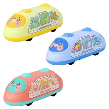 EASTIN 3PCS Baby Train Toy – Cartoon Inertia Cars, Pull-Back, No Battery, Educational Gift for Kids – Compatible with Early Learning