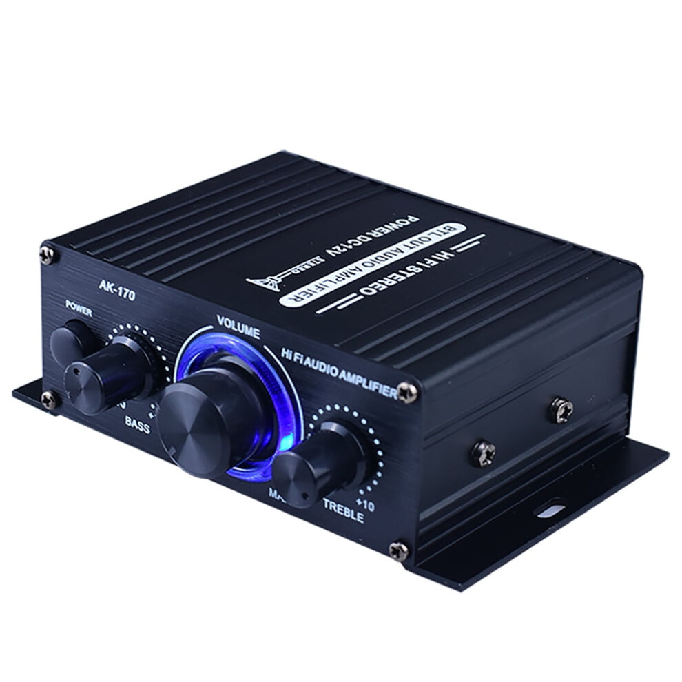 Maboto Ak170 Mini Audio Power Amplifier Portable Sound Amplifier Speaker Amp For Car And Home 9499224843608