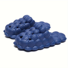 Sandalias de burbujas para mujeres y hombres, pantuflas antideslizantes con forma de pelota de golf para masaje de spa, sandalias de playa suaves y