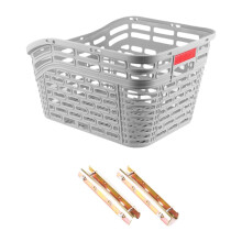 amleso Rear Bike Basket Cargo Rack for Folding Bikes Camping Mountain Bikes