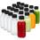 Runda Boston-glasflaskor, 55 ml med lock, 12-pack 1