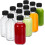 Runda Boston-glasflaskor, 55 ml med lock, 12-pack 7