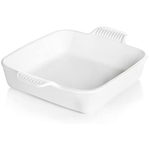 Keramik-Quadratische Backform (20 x 20 cm) mit Griffen