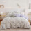 Parure de lit 3 pièces à motif floral, format King – 100 % coton 1