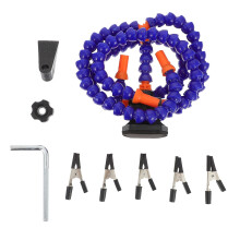 1 Set Soldering Helping Hand Stand Welding Hand Tool 4 Flexible Arms Station