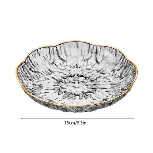 Crystal Fruit Bowl Decorative Pedestal 6.3 Inch 2