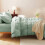 Queen Sage Green Comforter Set 7-Piece with Sheets 8