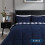 Plaid Comforter Set King 3-Piece Blue White Down 3
