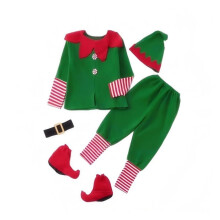 Elfenkostüm-Set unter 5 , DIY-Weihnachtsbaum-Set mit Katzenschwanz, extra dickem Garn, geeignet für kleine Räume