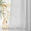 Perdele decorative semitransparente cu textură de in, 36x63 cm 5