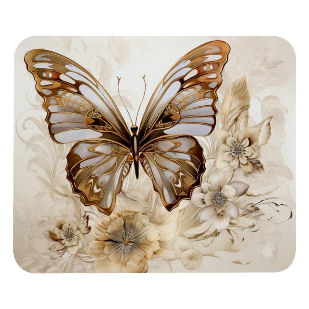 Butterfly Mouse Pad Cloth With Rubber Base 9558830507707