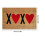 Hjerteformet Valentinsdagsmåtte 63,6 x 35,7 cm 2