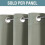 Cortinas Ultra Sleep Blackout na cor Verde Sálvia Claro, 132 x 244 cm (52 x 96 polegadas) 2