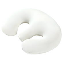 Almohada para el pecho, almohada pectoral, cojín de masaje SPA para el pecho, ideal para viajes y para dormir (blanco).