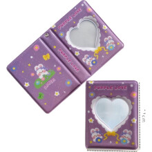 Aranyos Mackós Epres Torta 3"-os Fotóalbum – 40 kép befogadására alkalmas, Kártyatartó fotóknak/idoloknak, Hordozható ajándék, Instax