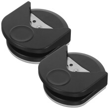 FRCOLOR Eckenrunderstanze, Edelstahlform, Schwarz