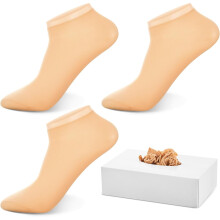20 Stück/10 Paar Einweg-Nylonsocken, Fußsocken, Knöchelstrümpfe zum Hineinschlüpfen, für Damen, Herren und Unisex
