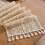 Runner da tavola boho all'uncinetto con nappe, 25x183 cm 5