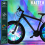 Éclairage LED pour rayons de roue de vélo (1 roue), bleu 6