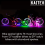 Éclairage LED pour rayons de roue de vélo (1 roue), bleu 5