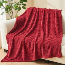 Superzachte tweepersoons flanellen fleece deken (60x80 inch,