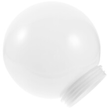 Abat-jour globe en acrylique blanc 20 cm