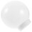 Abat-jour globe en acrylique blanc 20 cm 1