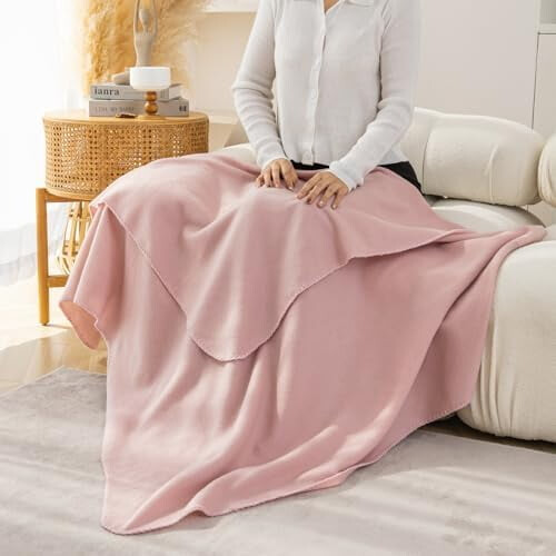 Conjunto de 6 mantas de lã polar 50x60 polegadas 2