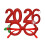 Lunettes de célébration 2026 – Rouge, Vert, Or, Argent – 1