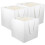 Boîtes à bonbons en papier blanc, lot de 3 5