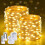 Guirlande lumineuse à piles avec télécommande, 400 LED, 40 m, blanc chaud 1