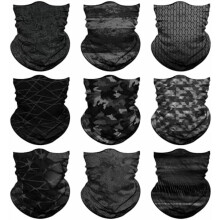 Kaulasuoja kasvomaski miehille ja naisille, saumaton bandana-kasvosuoja, huivi-maski, balaklava, pääpanta, pääkääre, päähineet